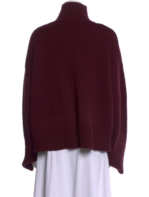 Dé Rococo Graphic Print Mock Neck Sweater