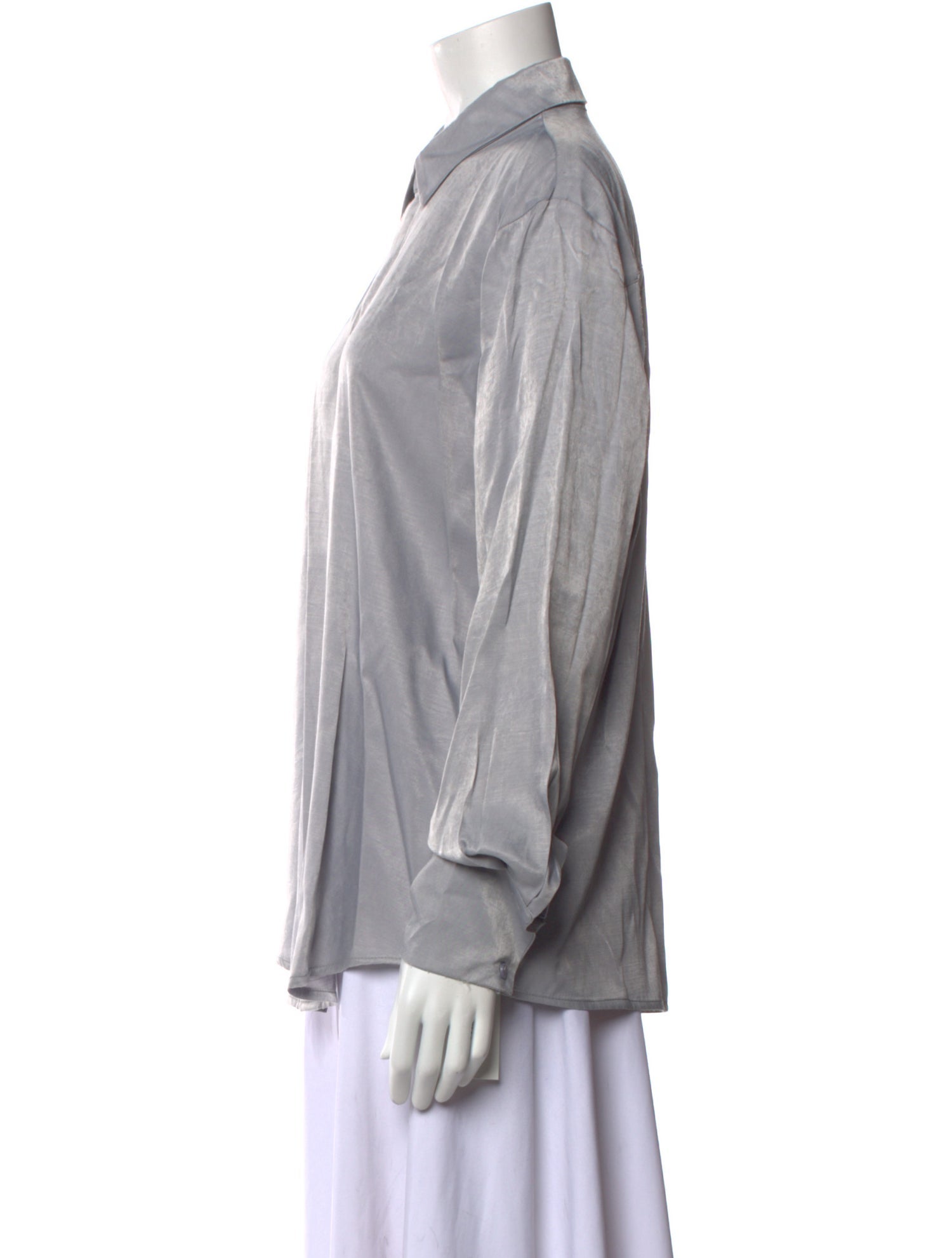 Dé Rococo Long Sleeve Button-Up Top