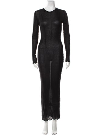 Dé Rococo Crew Neck Long Dress