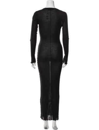 Dé Rococo Crew Neck Long Dress