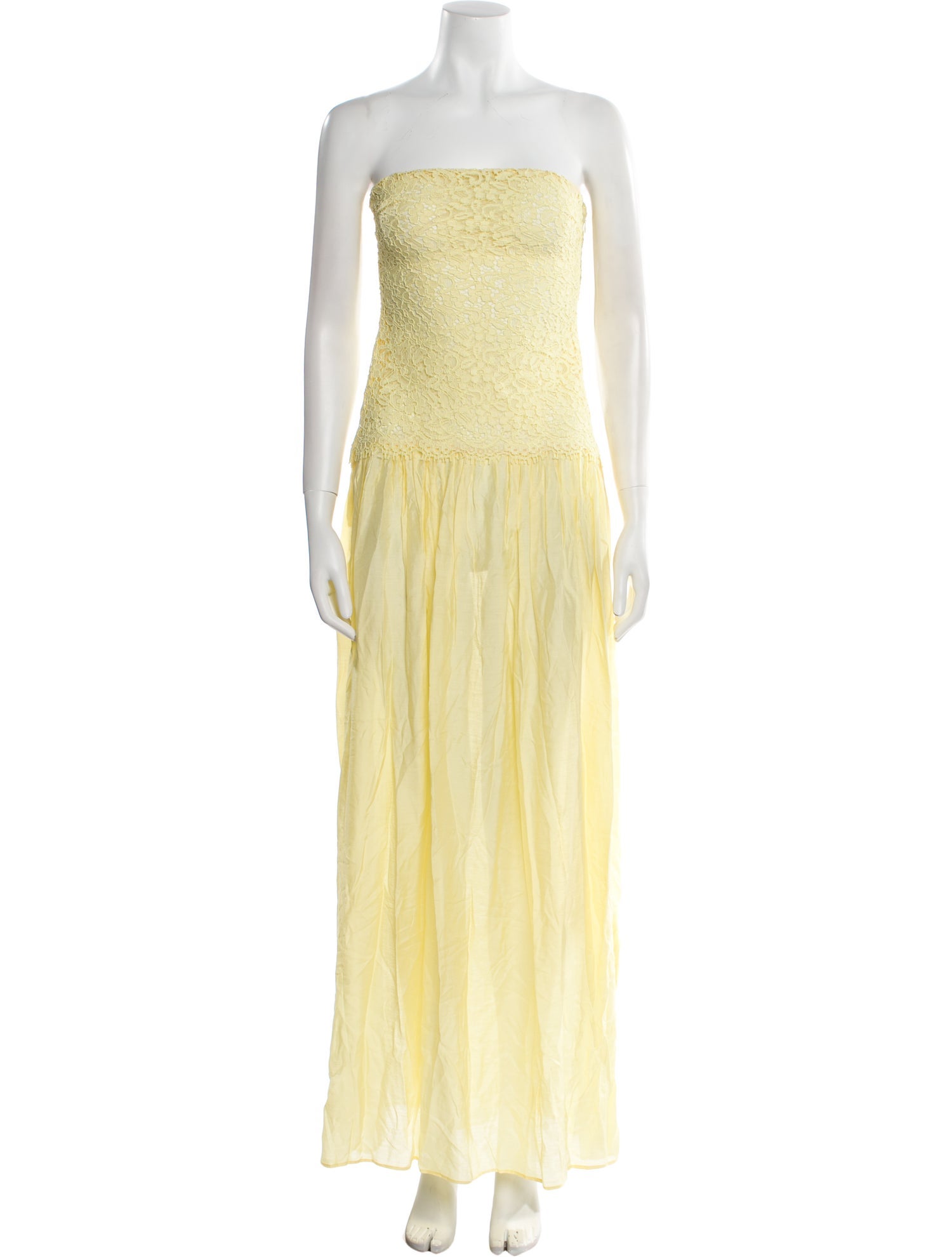 Dé Rococo Strapless Long Dress w/ Tags