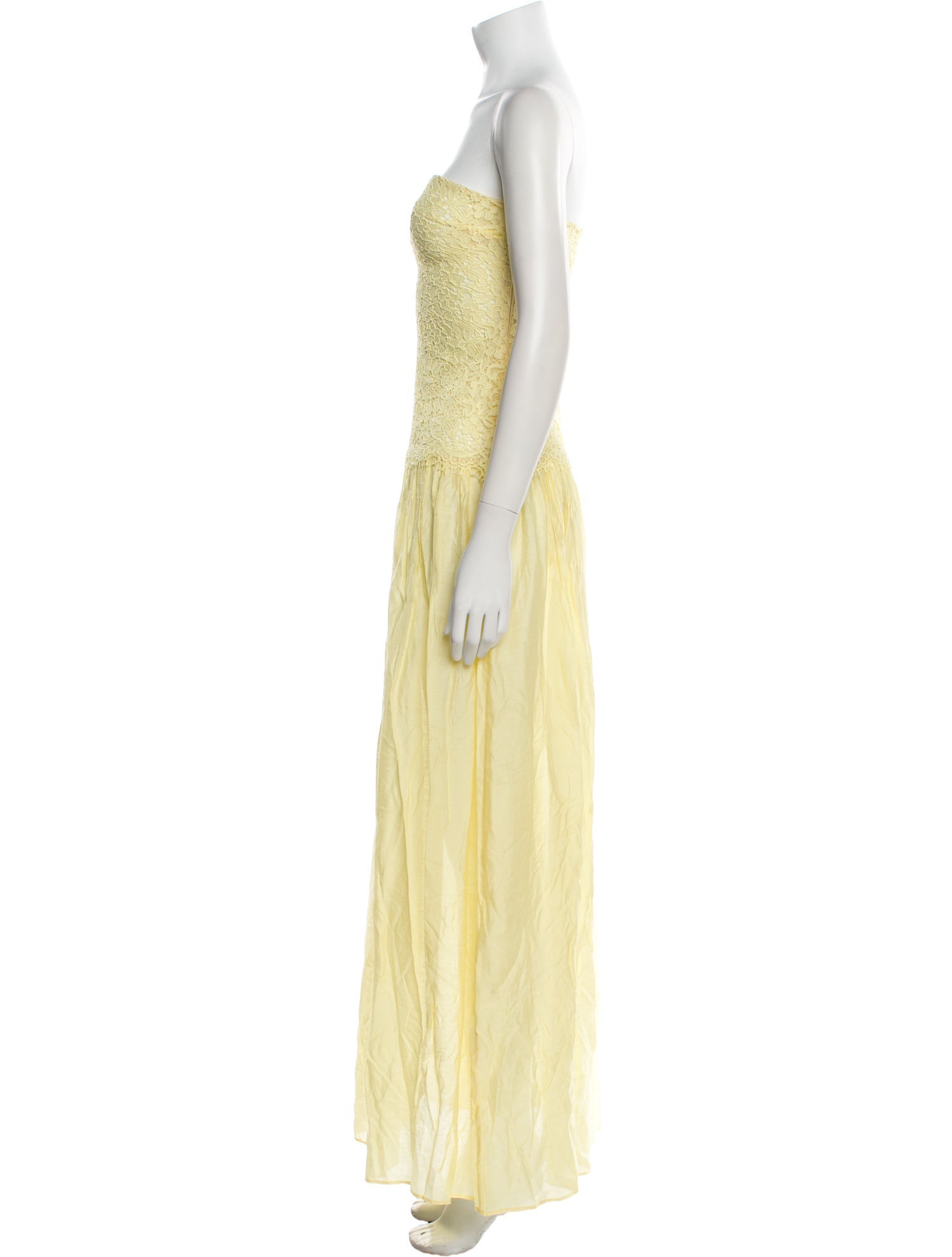Dé Rococo Strapless Long Dress w/ Tags