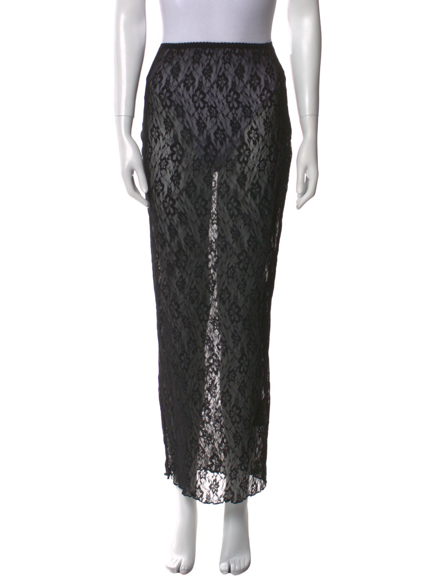 Dé Rococo Lace Pattern Midi Length Skirt w/ Tags