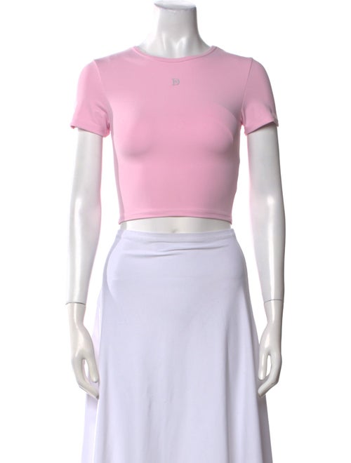 Dé Rococo Crew Neck Short Sleeve Crop Top