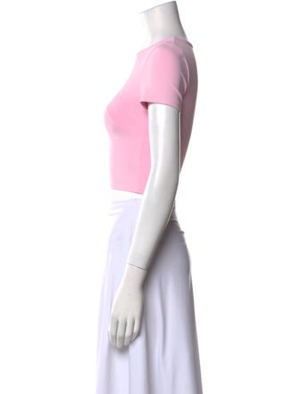 Dé Rococo Crew Neck Short Sleeve Crop Top