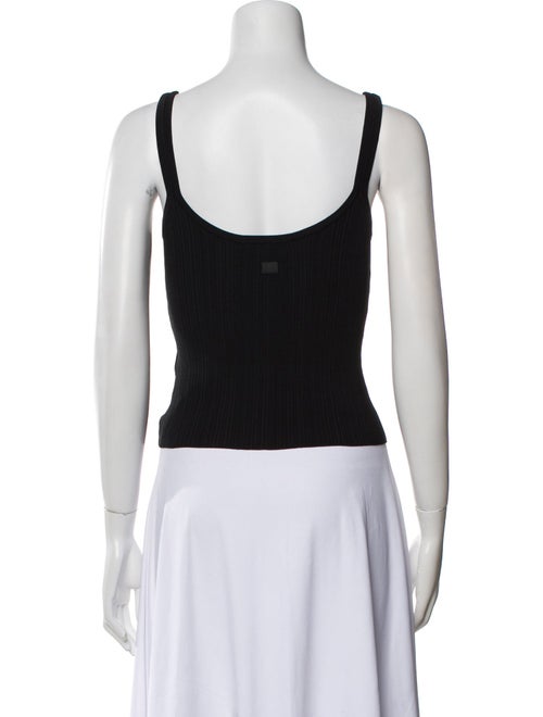 Dé Rococo Scoop Neck Sleeveless Crop Top