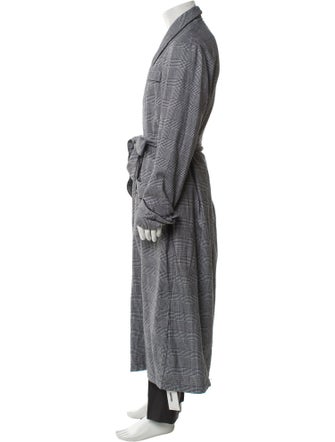 Derek Rose Plaid Print Robe