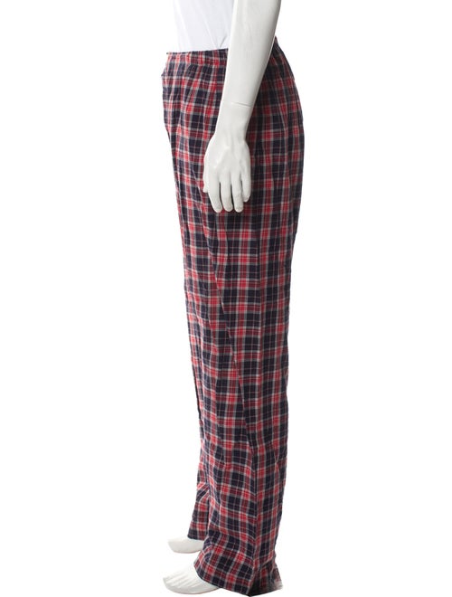 Derek Rose Plaid Print Pajama Bottoms