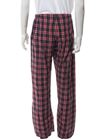 Derek Rose Plaid Print Pajama Bottoms