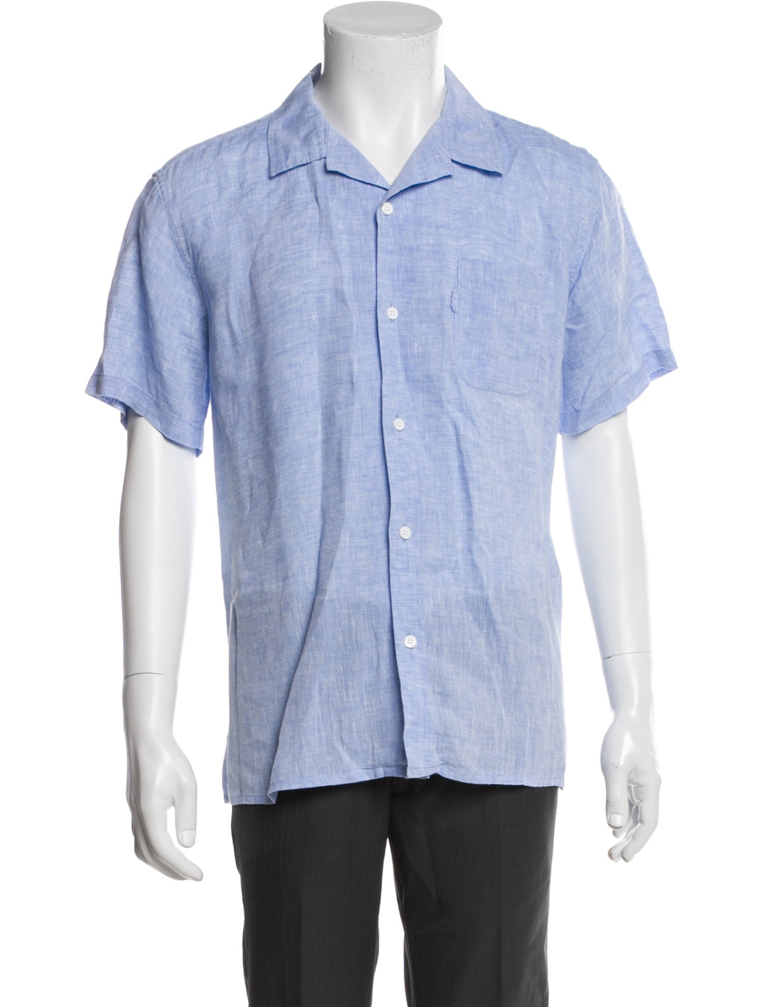 Derek Rose Linen Short Sleeve Shirt