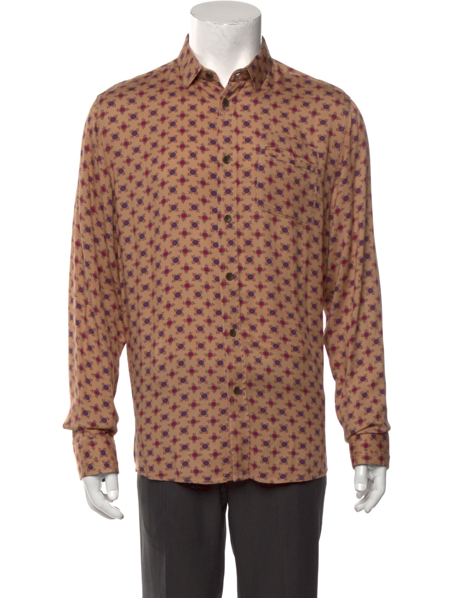 Descente Printed Long Sleeve Shirt