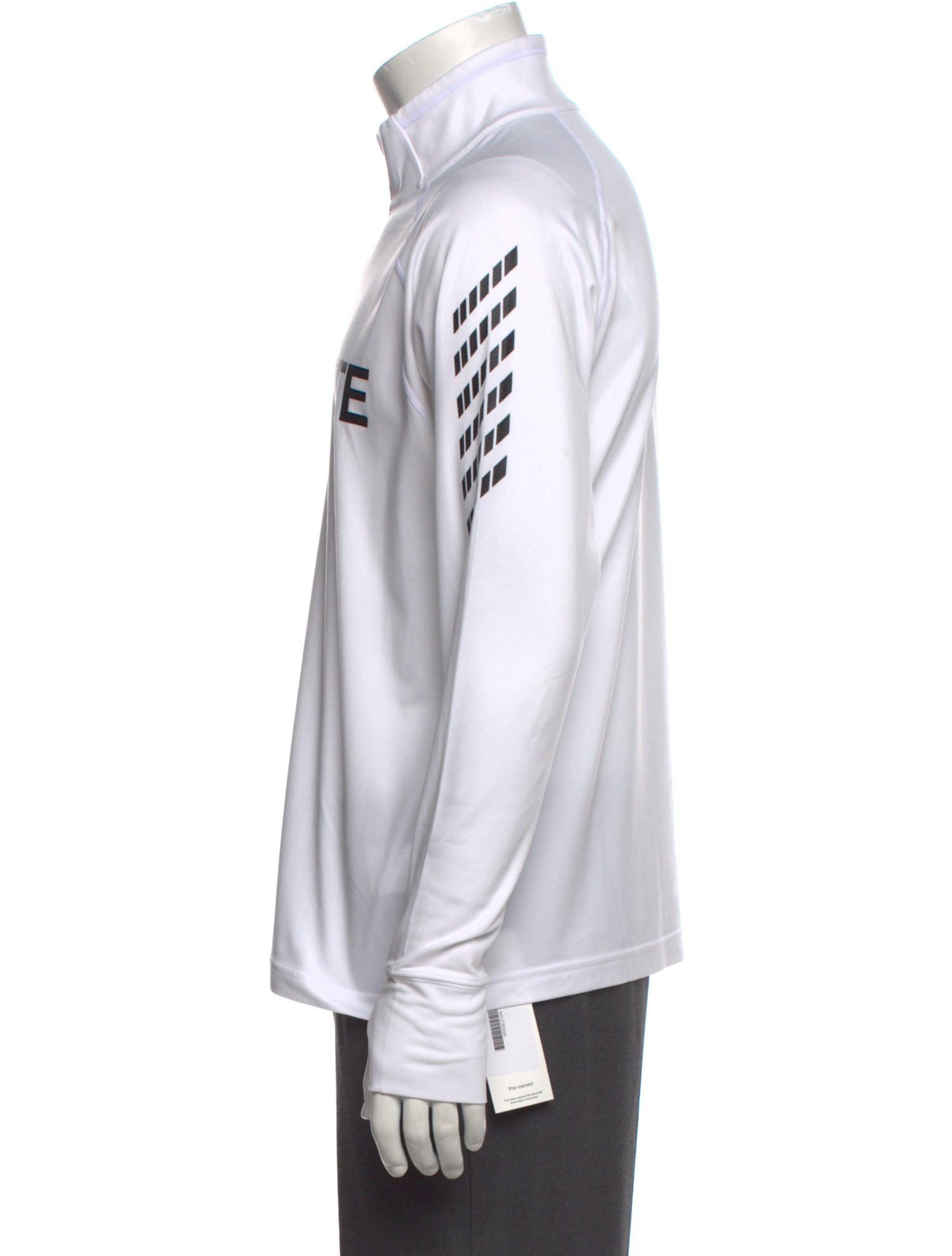 Descente Graphic Print Mock Neck Sweatshirt