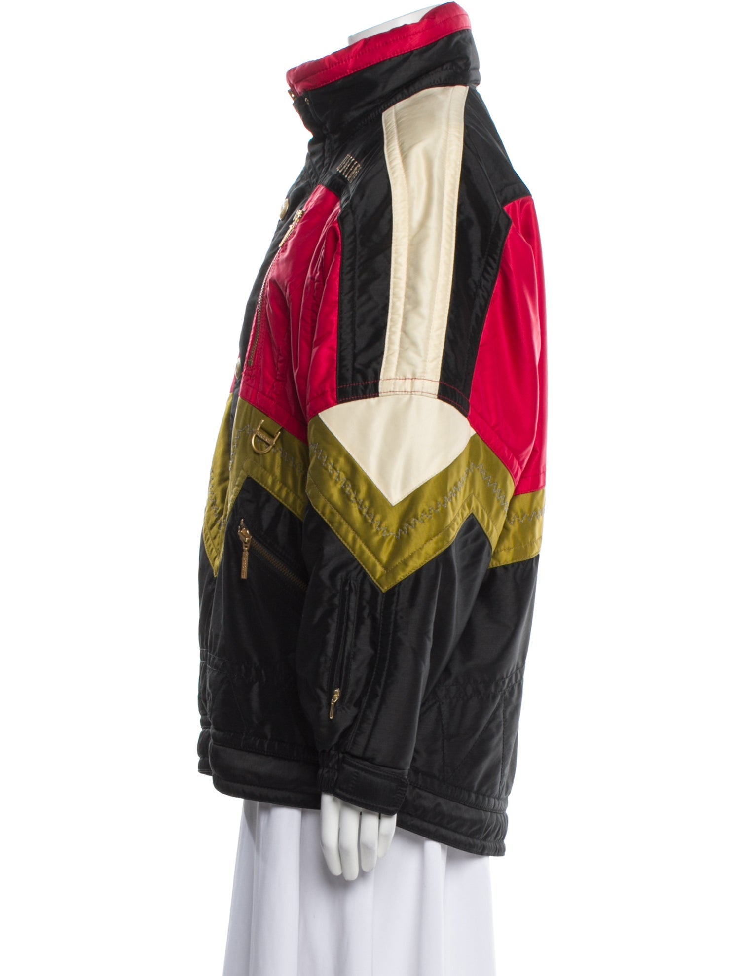 Descente Colorblock Pattern Jacket