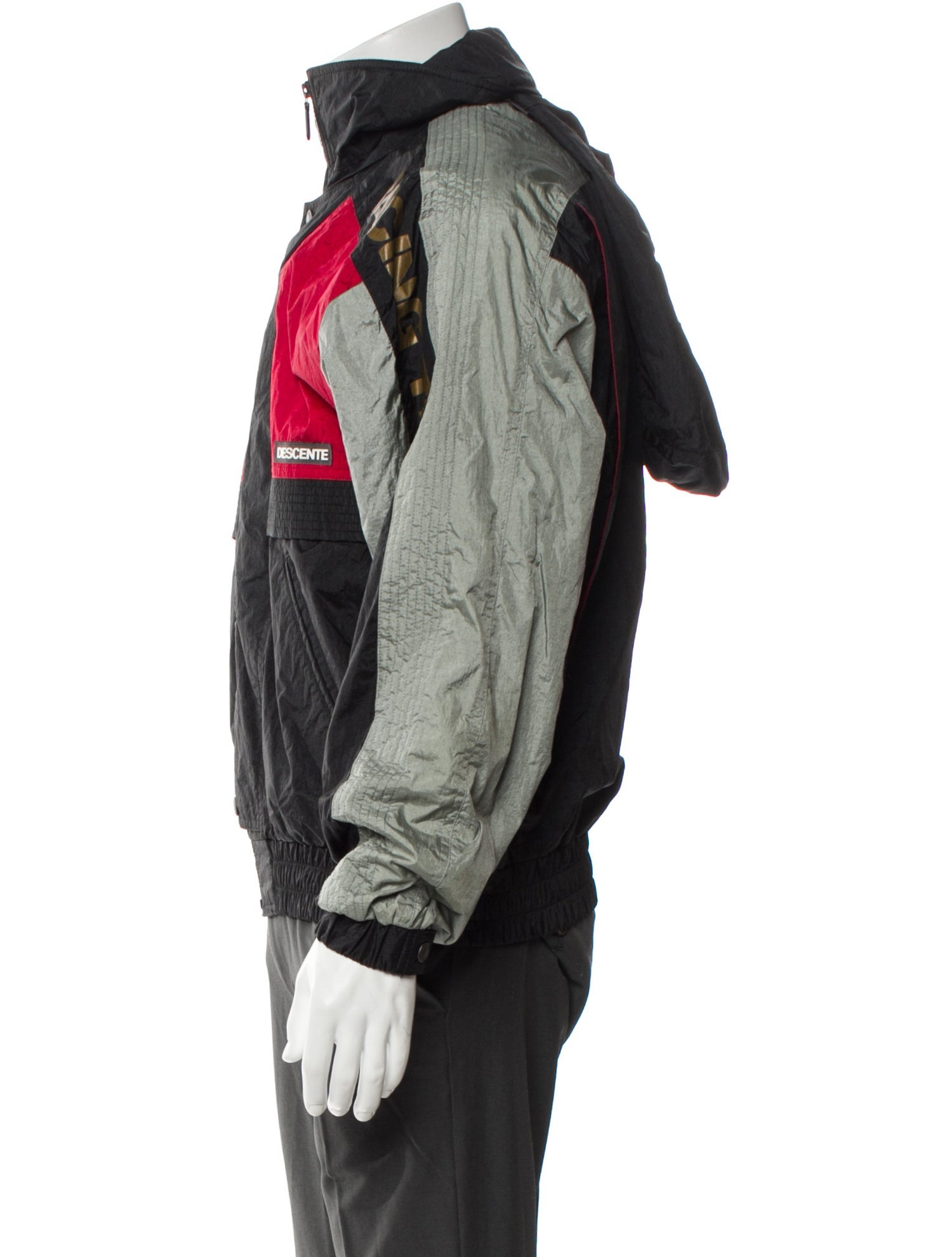 Descente Colorblock Pattern Windbreaker