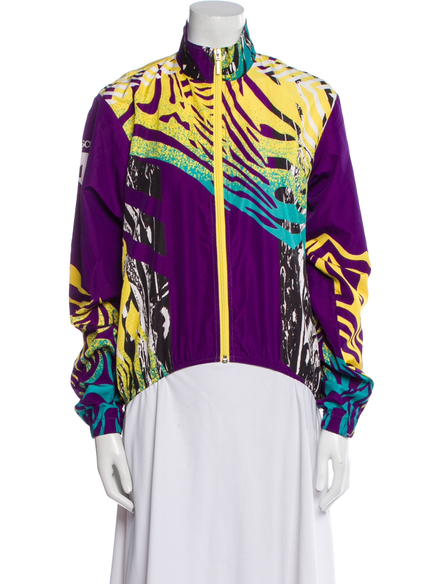 Descente Graphic Print Bomber Jacket