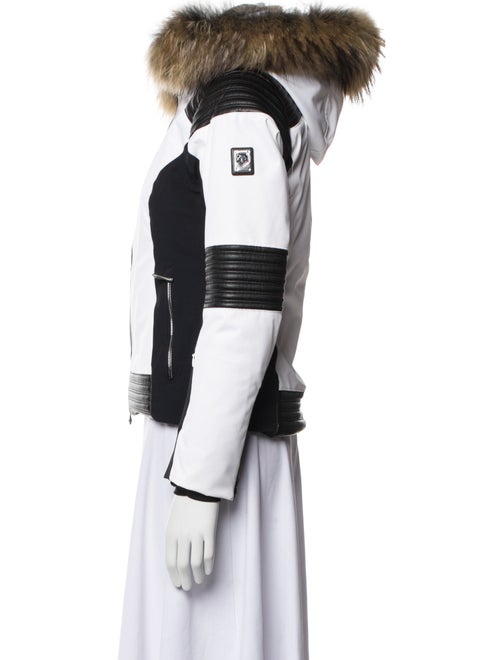 Descente Colorblock Pattern Biker Jacket