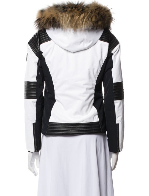 Descente Colorblock Pattern Biker Jacket