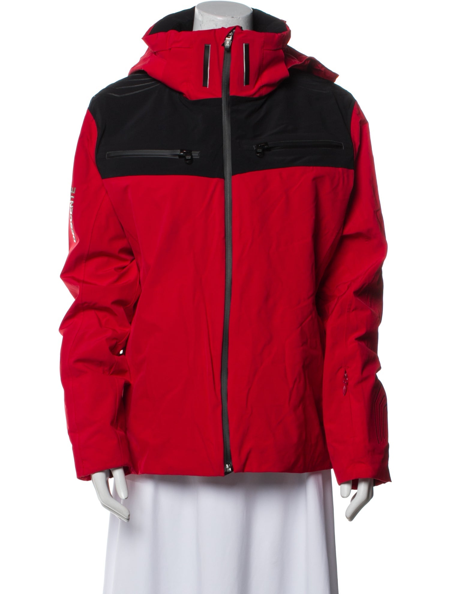 Descente Nylon Colorblock Pattern Jacket