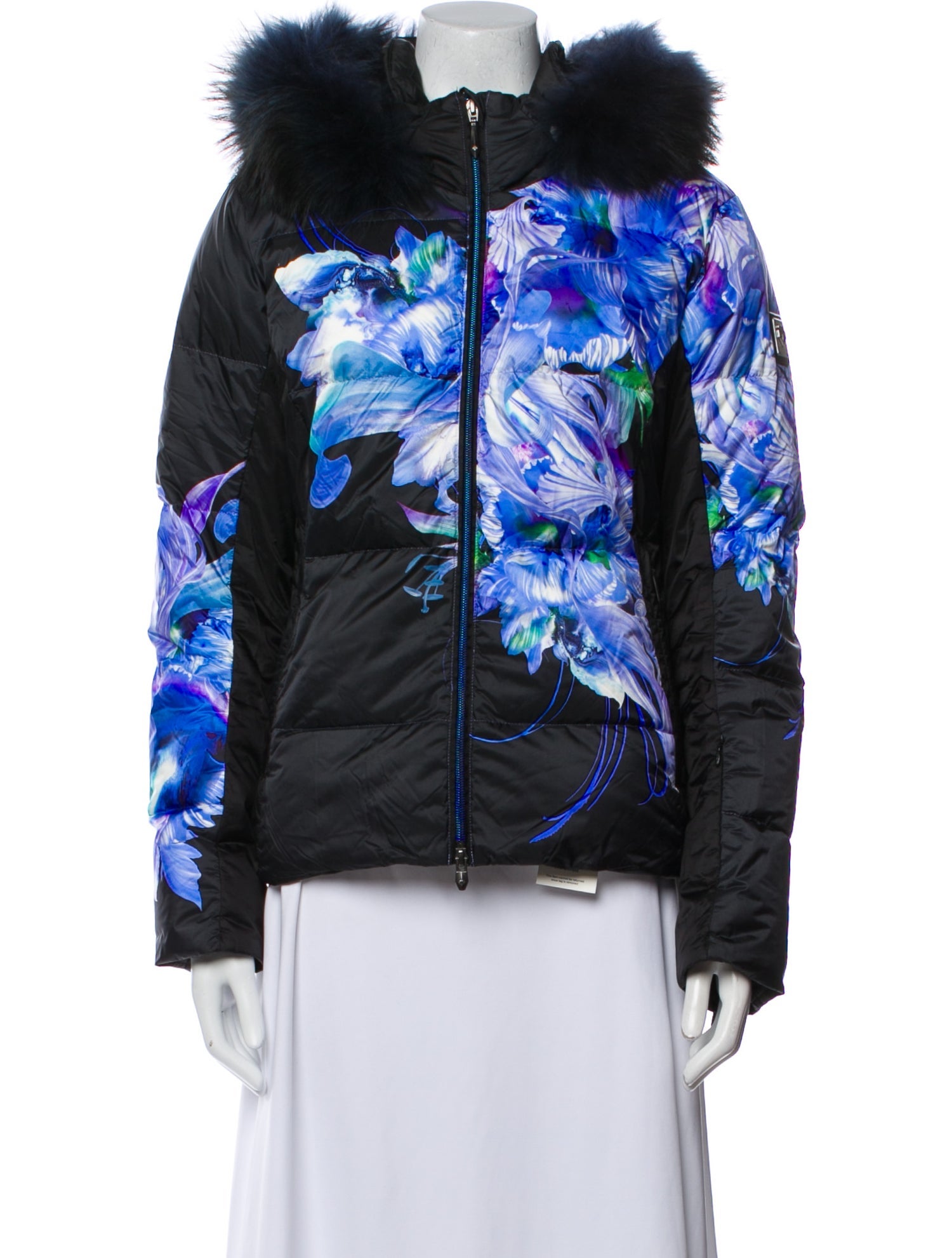 Descente Nylon Printed Down Coat