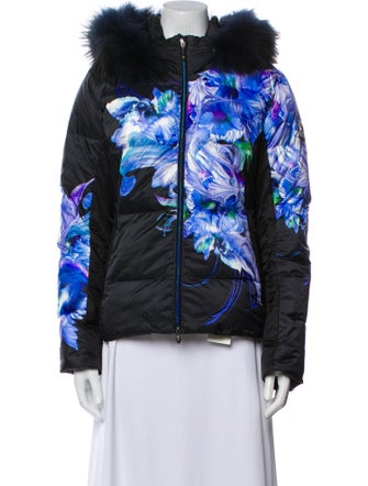 Descente Nylon Printed Down Coat