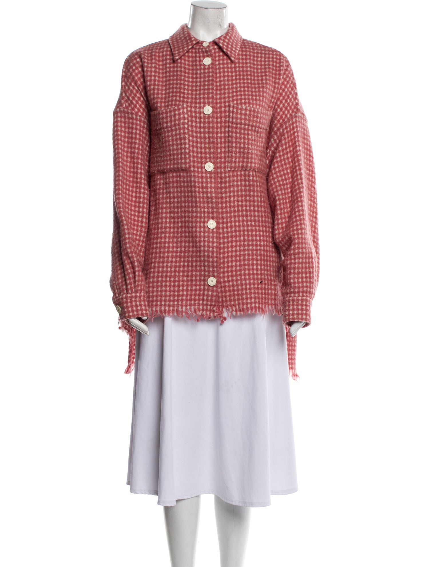 Destin Wool Plaid Print Jacket