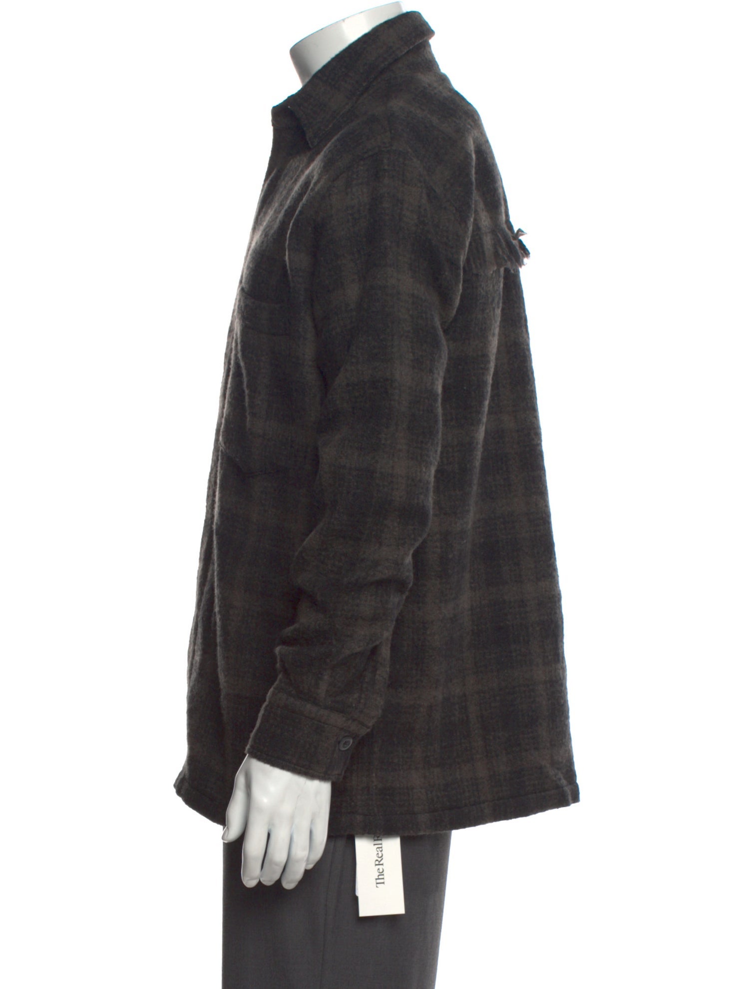 Destin Wool Plaid Print Shirt w/ Tags