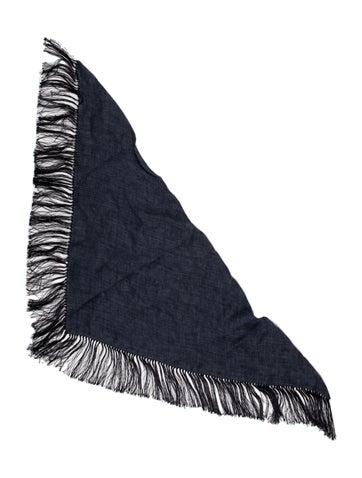 Pre-owned Destin Scarf In Blue