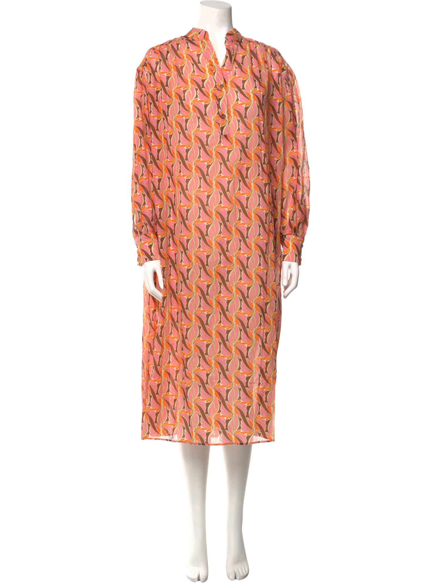 Devotion Twins Printed Long Dress w/ Tags