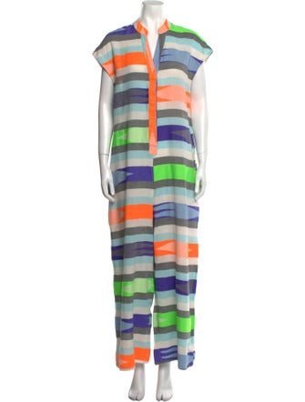 Devotion Twins Printed Crew Neck Jumpsuit