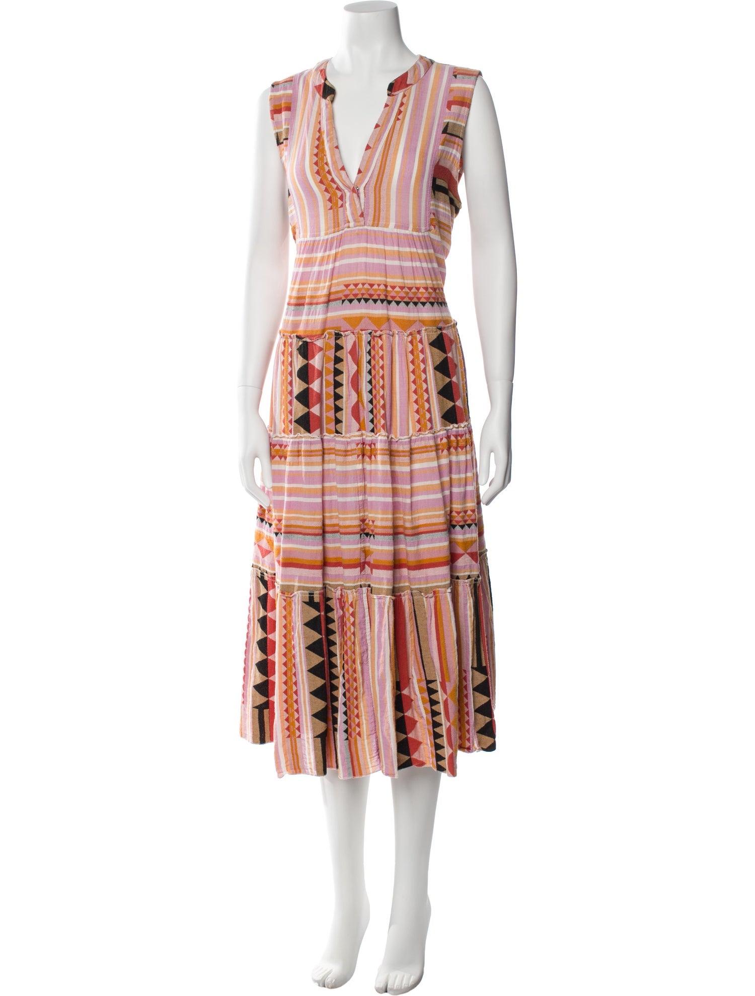 Devotion Twins Printed Midi Length Dress