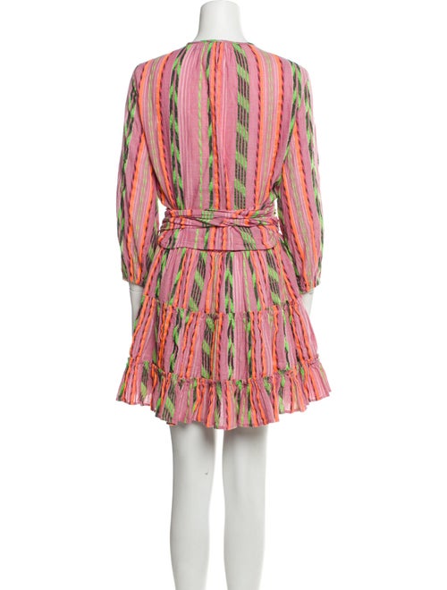 Devotion Twins Striped Ruffle Embellishment Skirt Set