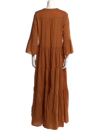 Devotion Twins V-Neck Long Dress