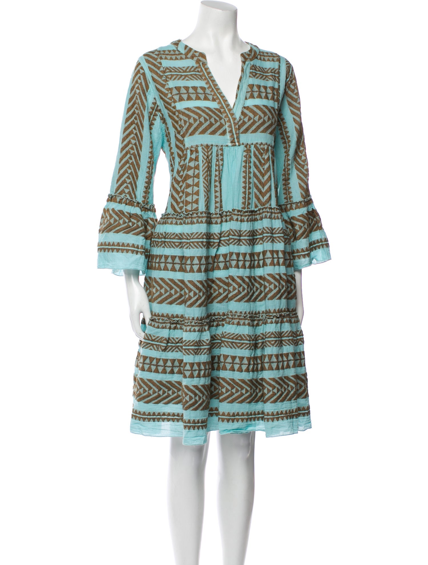 Devotion Twins Printed Knee-Length Dress