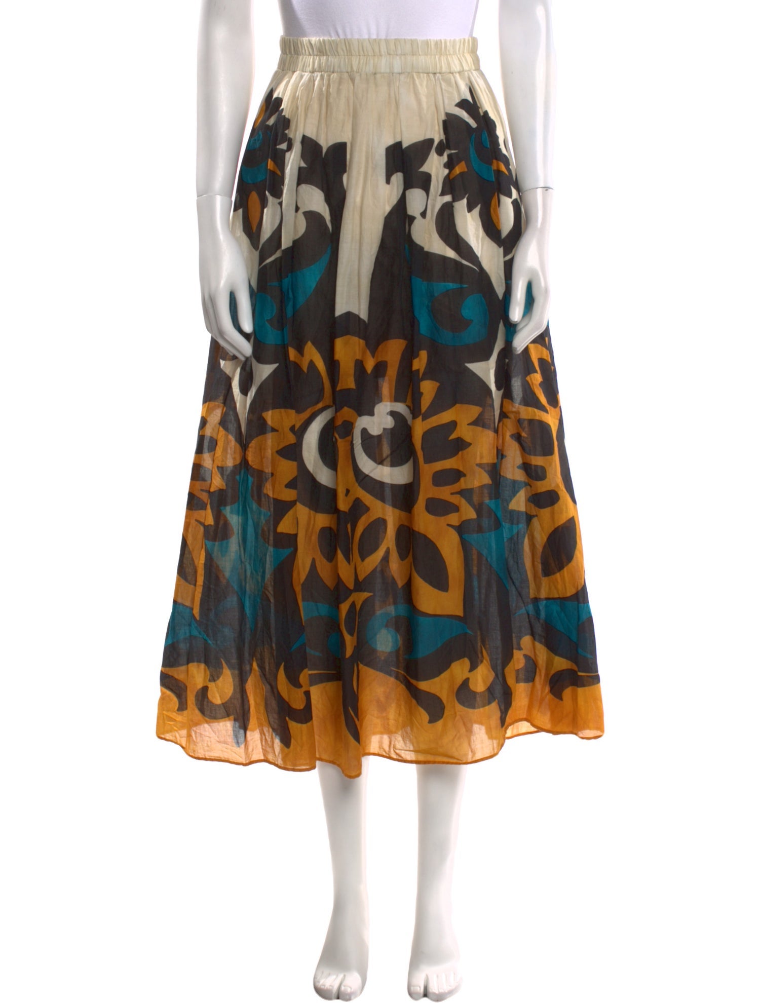 Devotion Twins Printed Midi Length Skirt