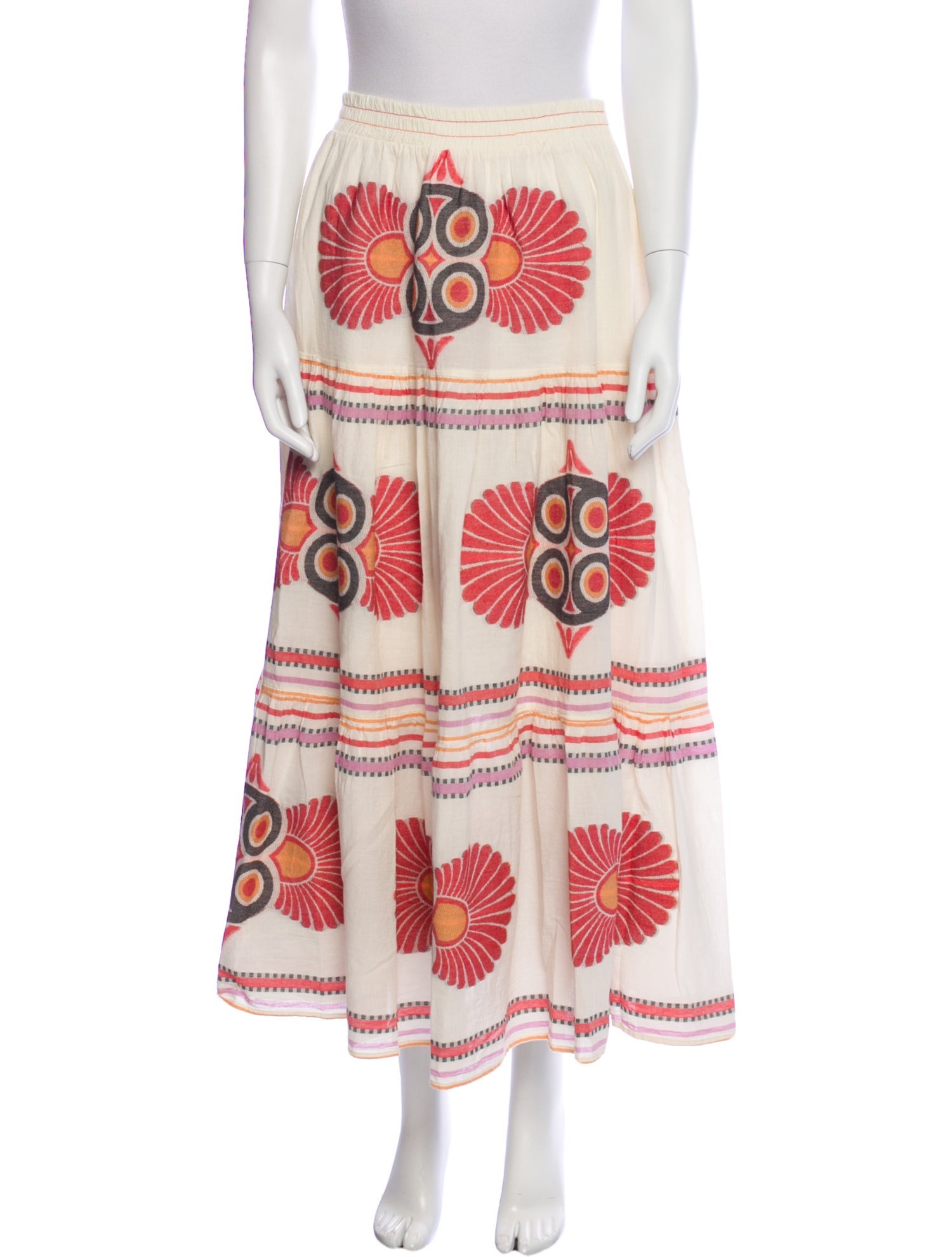 Devotion Twins Printed Midi Length Skirt w/ Tags