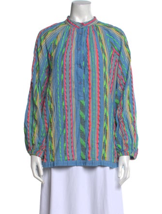 Devotion Twins Printed Mock Neck Blouse