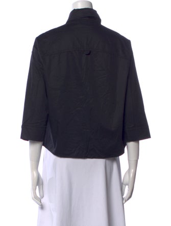 Devotion Twins Three-Quarter Sleeve Button-Up Top