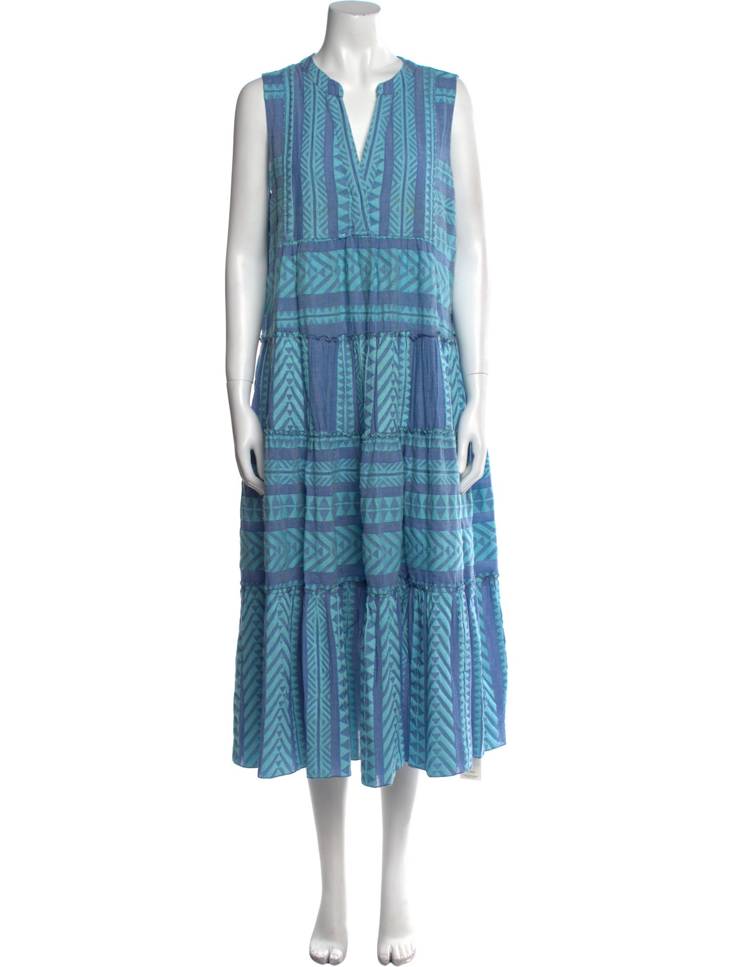 Devotion Twins Striped Midi Length Dress