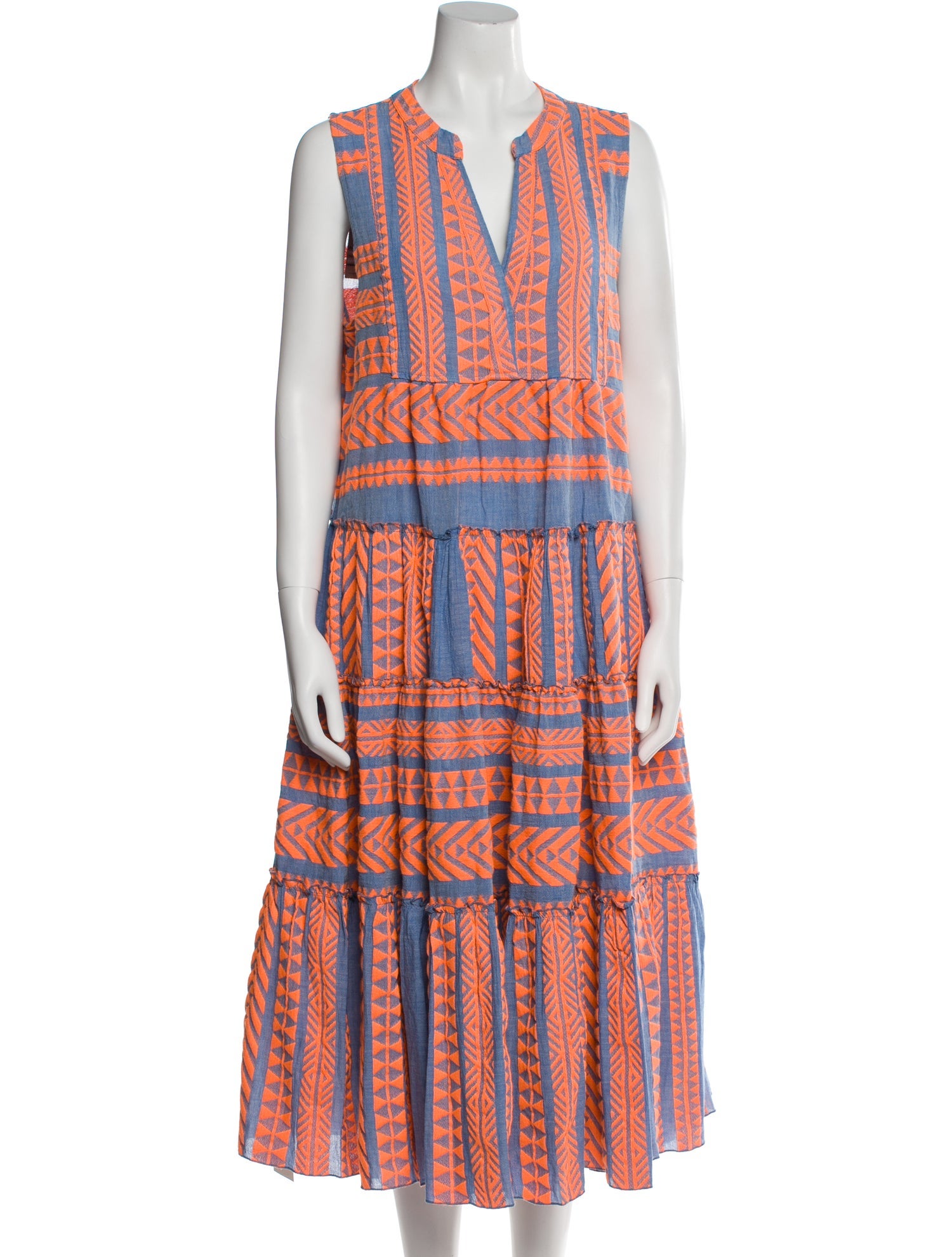 Devotion Twins Printed Midi Length Dress w/ Tags