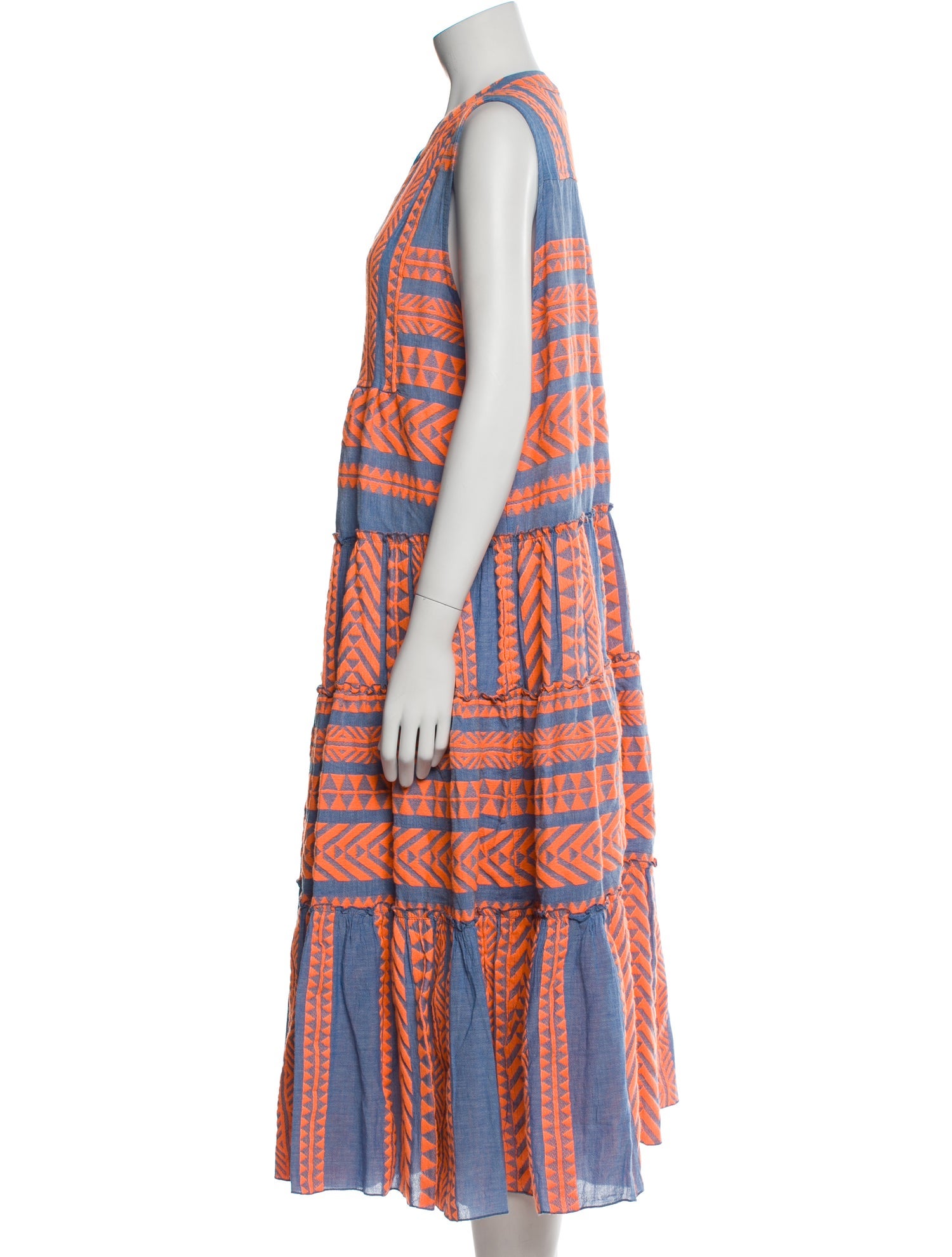 Devotion Twins Printed Midi Length Dress w/ Tags