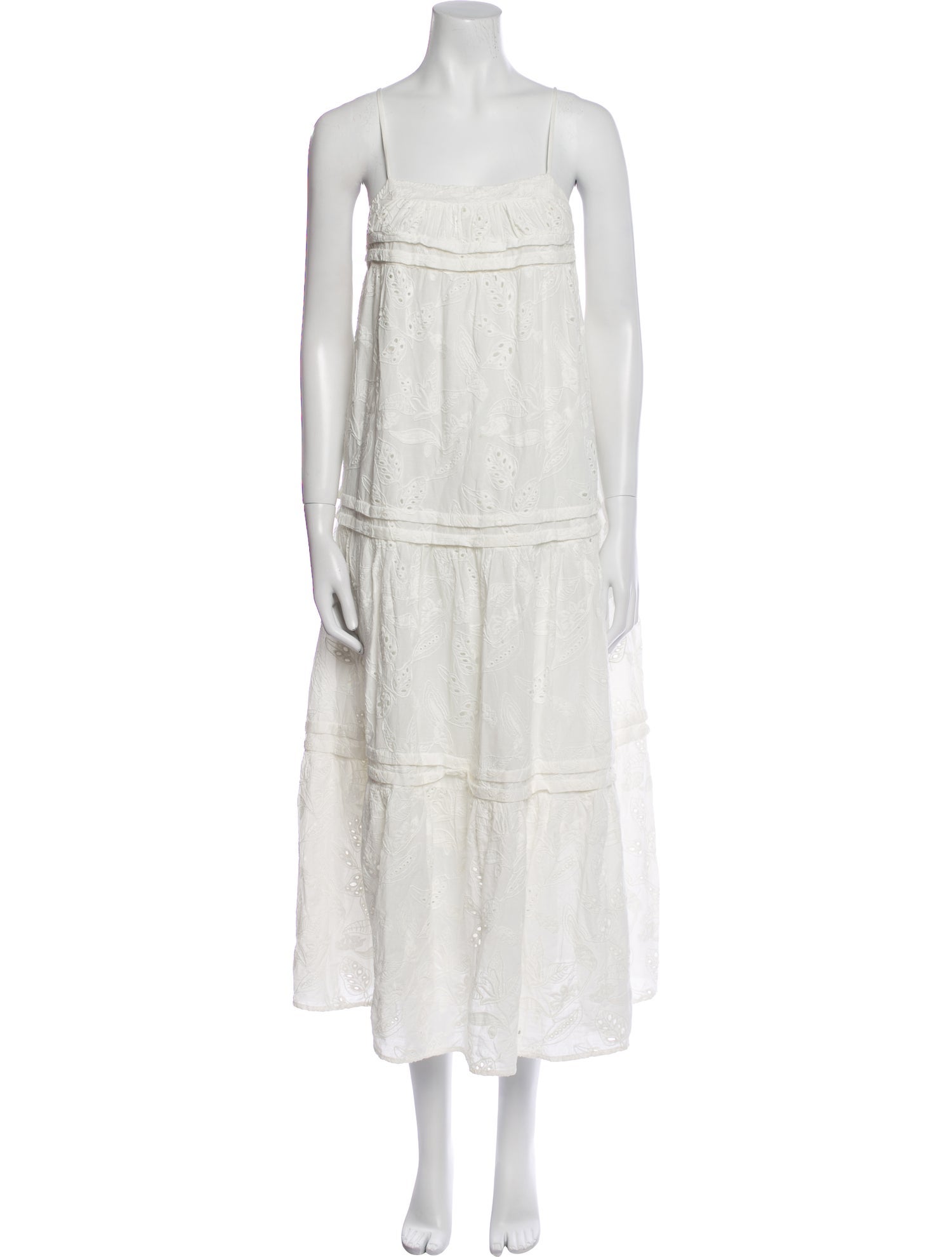 Devotion Twins Square Neckline Long Dress