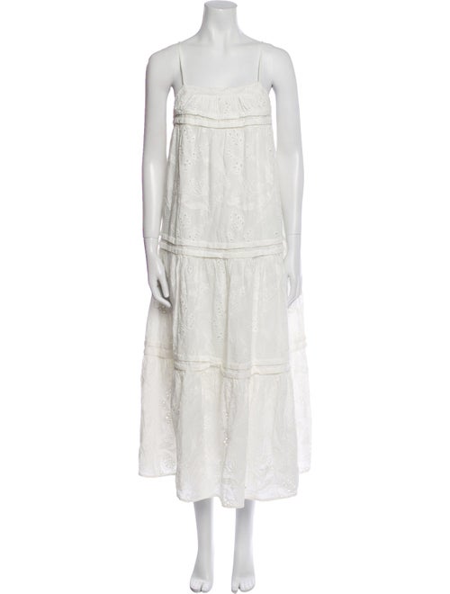 Devotion Twins Square Neckline Long Dress