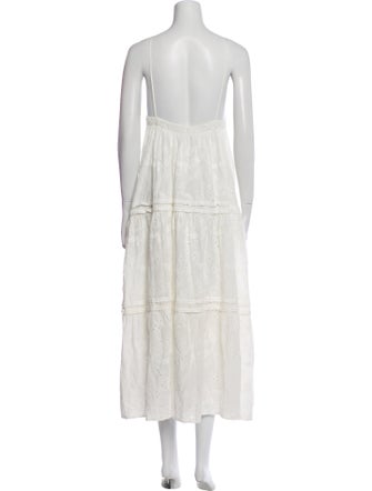 Devotion Twins Square Neckline Long Dress