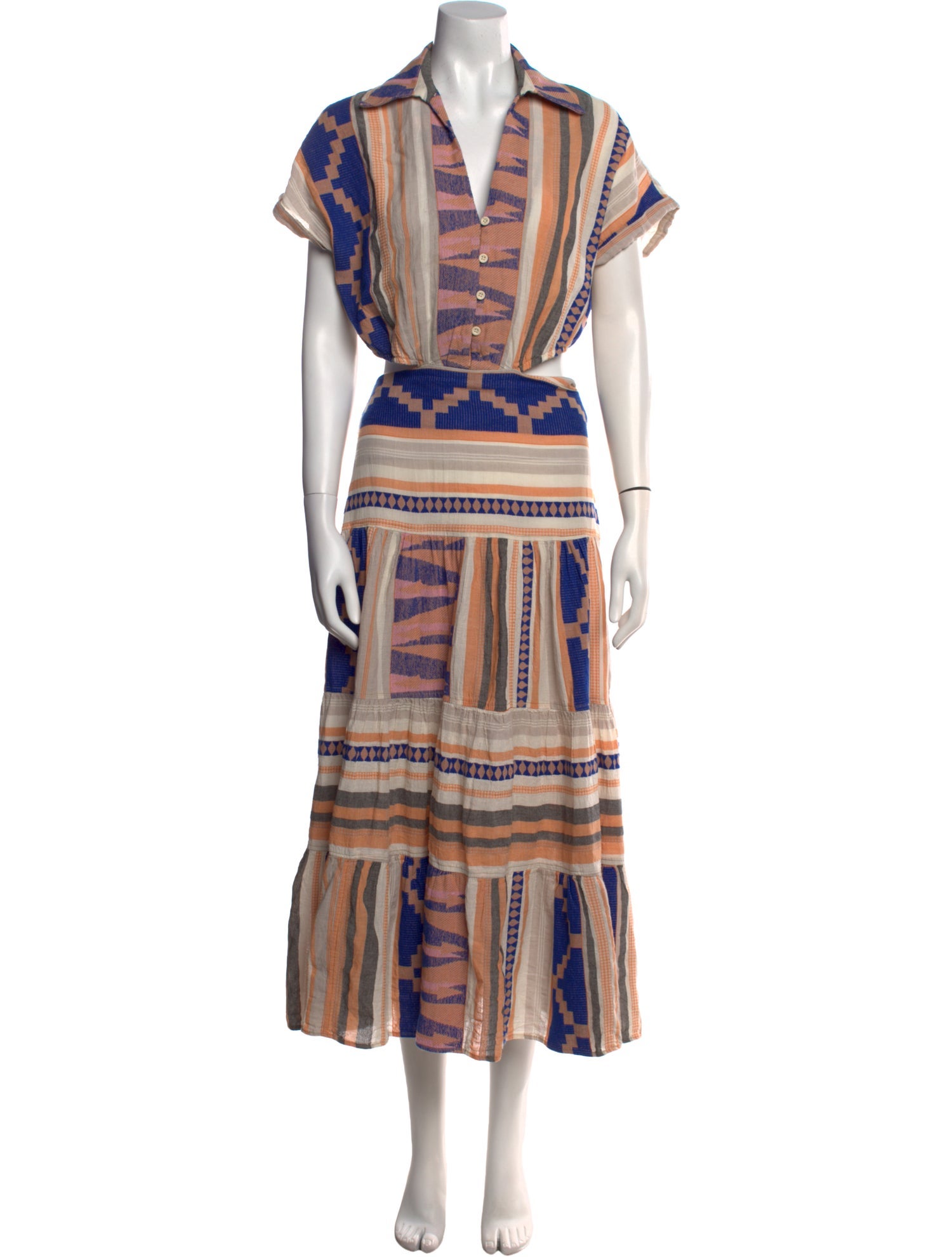 Devotion Twins Printed Long Dress