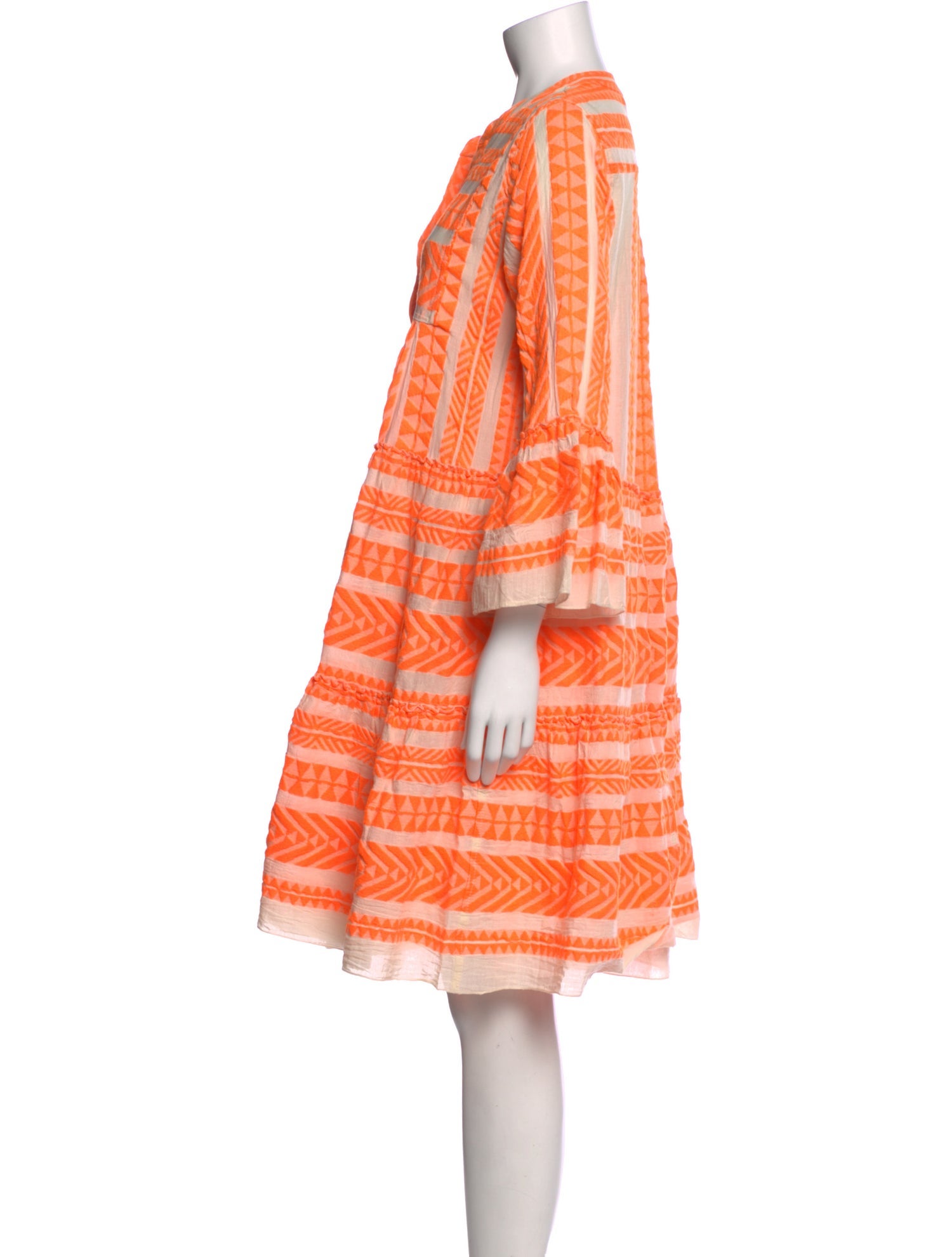 Devotion Twins Printed Knee-Length Dress