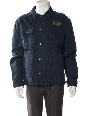 Deus Ex Machina Outerwear Graphic Print Trucker Jacket XL