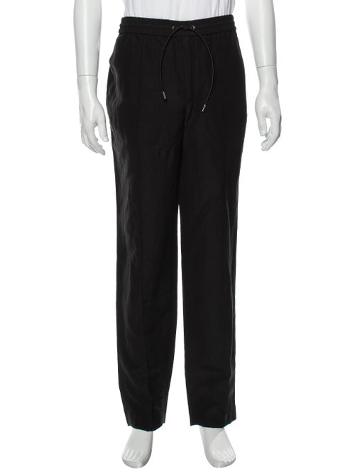 Deveaux Linen Pants Black