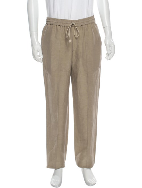 Deveaux Linen Pants Brown