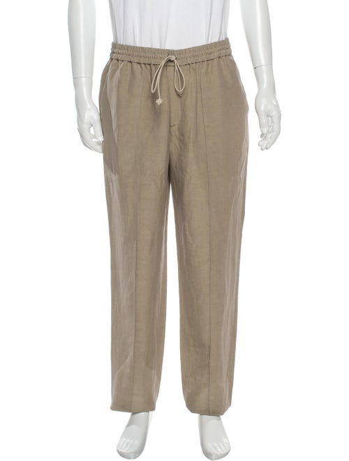 Deveaux Linen Pants Brown