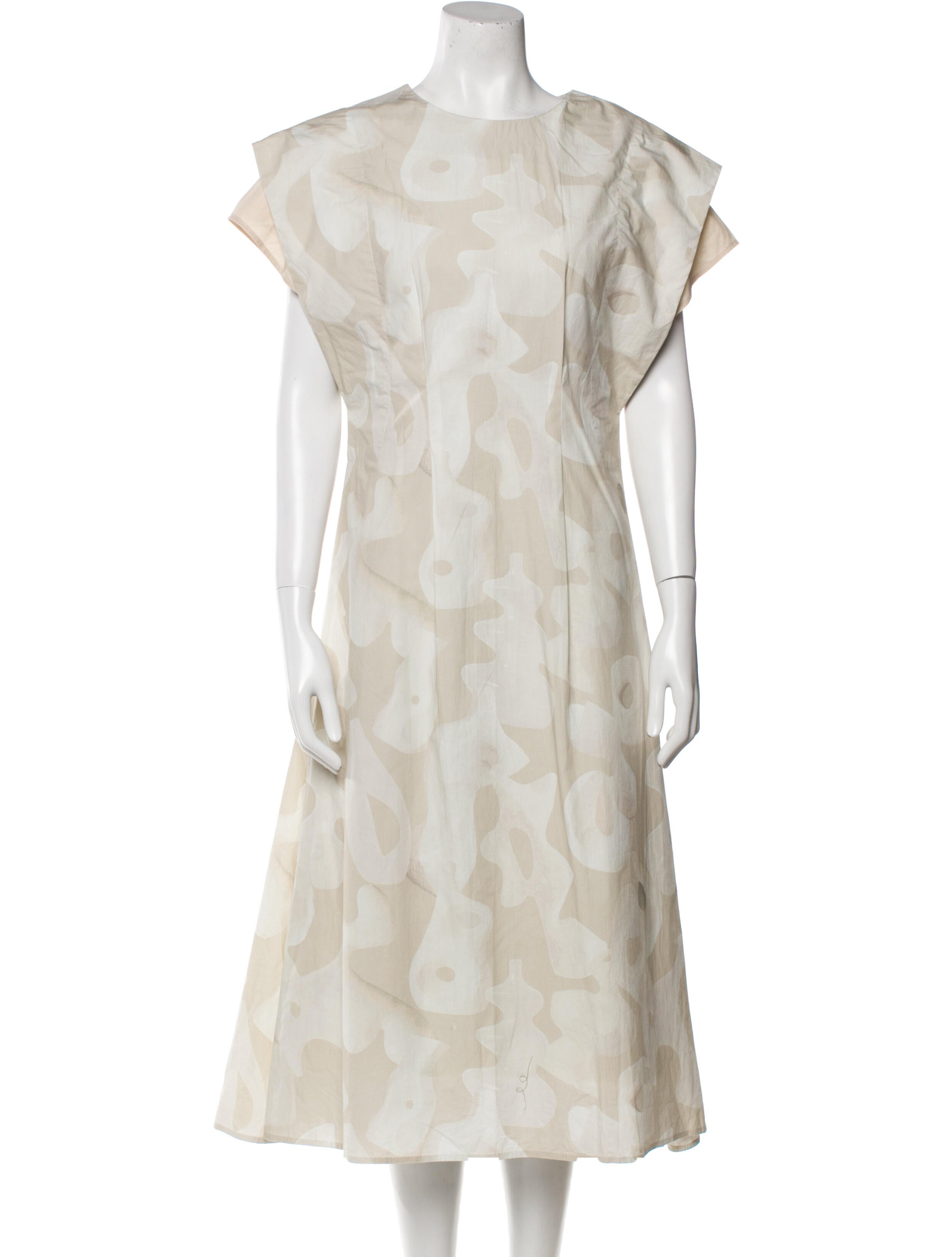 Deveaux Printed Long Dress